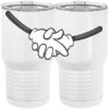 20 oz. Tall Stainless Steel Vacuum Insulated Tumbler White Thumbnail