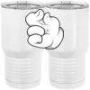 20 oz. Tall Stainless Steel Vacuum Insulated Tumbler White Thumbnail