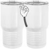 20 oz. Tall Stainless Steel Vacuum Insulated Tumbler White Thumbnail