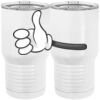 20 oz. Tall Stainless Steel Vacuum Insulated Tumbler White Thumbnail