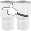 20 oz. Tall Stainless Steel Vacuum Insulated Tumbler White Thumbnail