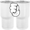 20 oz. Tall Stainless Steel Vacuum Insulated Tumbler White Thumbnail