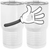 20 oz. Tall Stainless Steel Vacuum Insulated Tumbler White Thumbnail