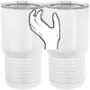 20 oz. Tall Stainless Steel Vacuum Insulated Tumbler White Thumbnail