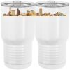 20 oz. Tall Stainless Steel Vacuum Insulated Tumbler White Thumbnail