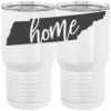 20 oz. Tall Stainless Steel Vacuum Insulated Tumbler White Thumbnail