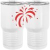 20 oz. Tall Stainless Steel Vacuum Insulated Tumbler White Thumbnail