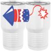 20 oz. Tall Stainless Steel Vacuum Insulated Tumbler White Thumbnail