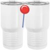 20 oz. Tall Stainless Steel Vacuum Insulated Tumbler White Thumbnail