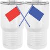 20 oz. Tall Stainless Steel Vacuum Insulated Tumbler White Thumbnail