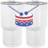 20 oz. Tall Stainless Steel Vacuum Insulated Tumbler White Thumbnail