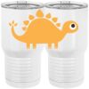 20 oz. Tall Stainless Steel Vacuum Insulated Tumbler White Thumbnail