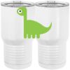 20 oz. Tall Stainless Steel Vacuum Insulated Tumbler White Thumbnail