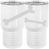 20 oz. Tall Stainless Steel Vacuum Insulated Tumbler White Thumbnail