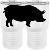 20 oz. Tall Stainless Steel Vacuum Insulated Tumbler White Thumbnail
