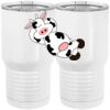20 oz. Tall Stainless Steel Vacuum Insulated Tumbler White Thumbnail
