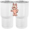20 oz. Tall Stainless Steel Vacuum Insulated Tumbler White Thumbnail