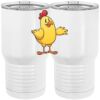 20 oz. Tall Stainless Steel Vacuum Insulated Tumbler White Thumbnail