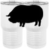 20 oz. Tall Stainless Steel Vacuum Insulated Tumbler White Thumbnail