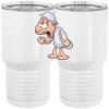 20 oz. Tall Stainless Steel Vacuum Insulated Tumbler White Thumbnail