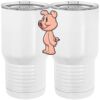20 oz. Tall Stainless Steel Vacuum Insulated Tumbler White Thumbnail