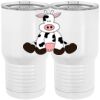 20 oz. Tall Stainless Steel Vacuum Insulated Tumbler White Thumbnail