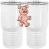 20 oz. Tall Stainless Steel Vacuum Insulated Tumbler White Thumbnail