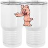 20 oz. Tall Stainless Steel Vacuum Insulated Tumbler White Thumbnail