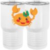 20 oz. Tall Stainless Steel Vacuum Insulated Tumbler White Thumbnail