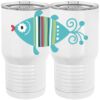 20 oz. Tall Stainless Steel Vacuum Insulated Tumbler White Thumbnail