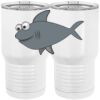 20 oz. Tall Stainless Steel Vacuum Insulated Tumbler White Thumbnail