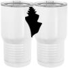 20 oz. Tall Stainless Steel Vacuum Insulated Tumbler White Thumbnail