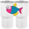 20 oz. Tall Stainless Steel Vacuum Insulated Tumbler White Thumbnail