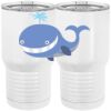 20 oz. Tall Stainless Steel Vacuum Insulated Tumbler White Thumbnail