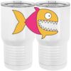 20 oz. Tall Stainless Steel Vacuum Insulated Tumbler White Thumbnail