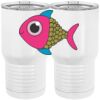 20 oz. Tall Stainless Steel Vacuum Insulated Tumbler White Thumbnail