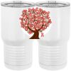 20 oz. Tall Stainless Steel Vacuum Insulated Tumbler White Thumbnail