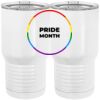 20 oz. Tall Stainless Steel Vacuum Insulated Tumbler White Thumbnail
