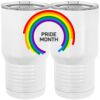 20 oz. Tall Stainless Steel Vacuum Insulated Tumbler White Thumbnail