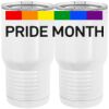 20 oz. Tall Stainless Steel Vacuum Insulated Tumbler White Thumbnail