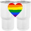 20 oz. Tall Stainless Steel Vacuum Insulated Tumbler White Thumbnail