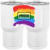 20 oz. Tall Stainless Steel Vacuum Insulated Tumbler White Thumbnail