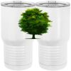 20 oz. Tall Stainless Steel Vacuum Insulated Tumbler White Thumbnail