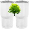 20 oz. Tall Stainless Steel Vacuum Insulated Tumbler White Thumbnail