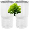 20 oz. Tall Stainless Steel Vacuum Insulated Tumbler White Thumbnail