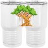 20 oz. Tall Stainless Steel Vacuum Insulated Tumbler White Thumbnail