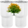 20 oz. Tall Stainless Steel Vacuum Insulated Tumbler White Thumbnail