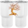 20 oz. Tall Stainless Steel Vacuum Insulated Tumbler White Thumbnail