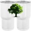 20 oz. Tall Stainless Steel Vacuum Insulated Tumbler White Thumbnail