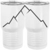 20 oz. Tall Stainless Steel Vacuum Insulated Tumbler White Thumbnail